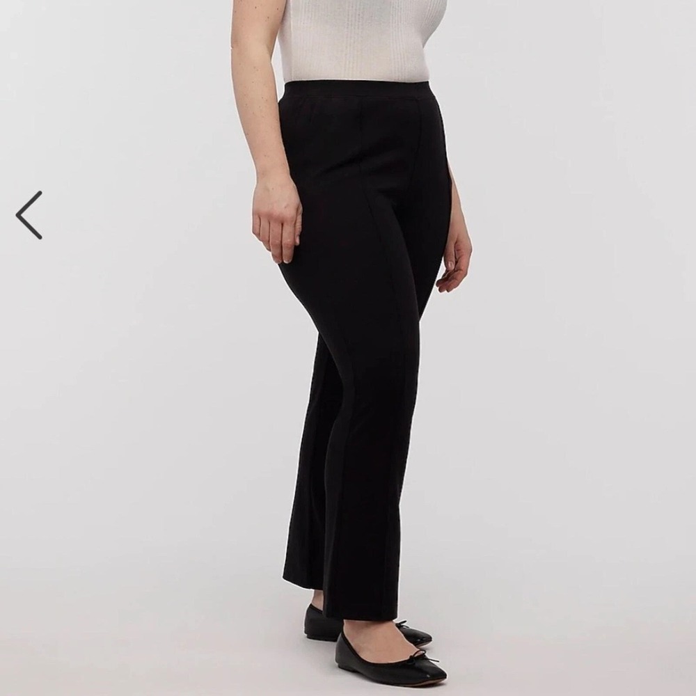 Madewell Lightweight Ponte Kickflare Leggings Small Black Pull On stretch Pants